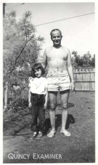 Diane and Dad, central to her family history and personal writing.