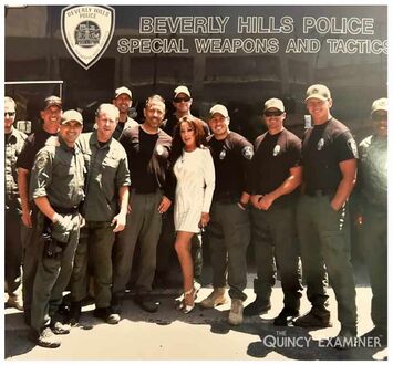 Police K-9 training exercises hosted at DC Stages with Markoff’s support (2000s).